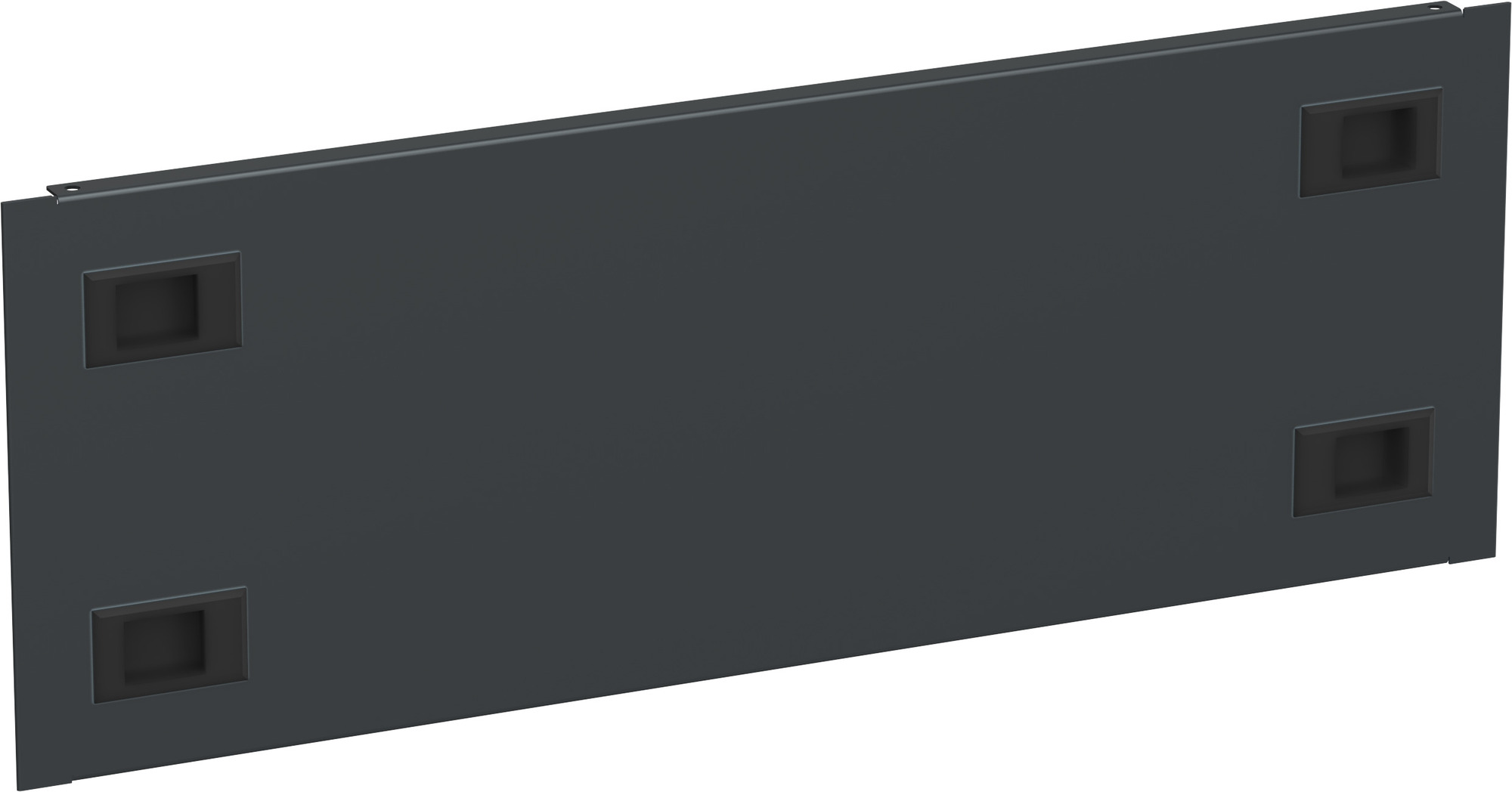 Фальш-панель by ZPAS 19'' 4U крепление на защелках черная РФ