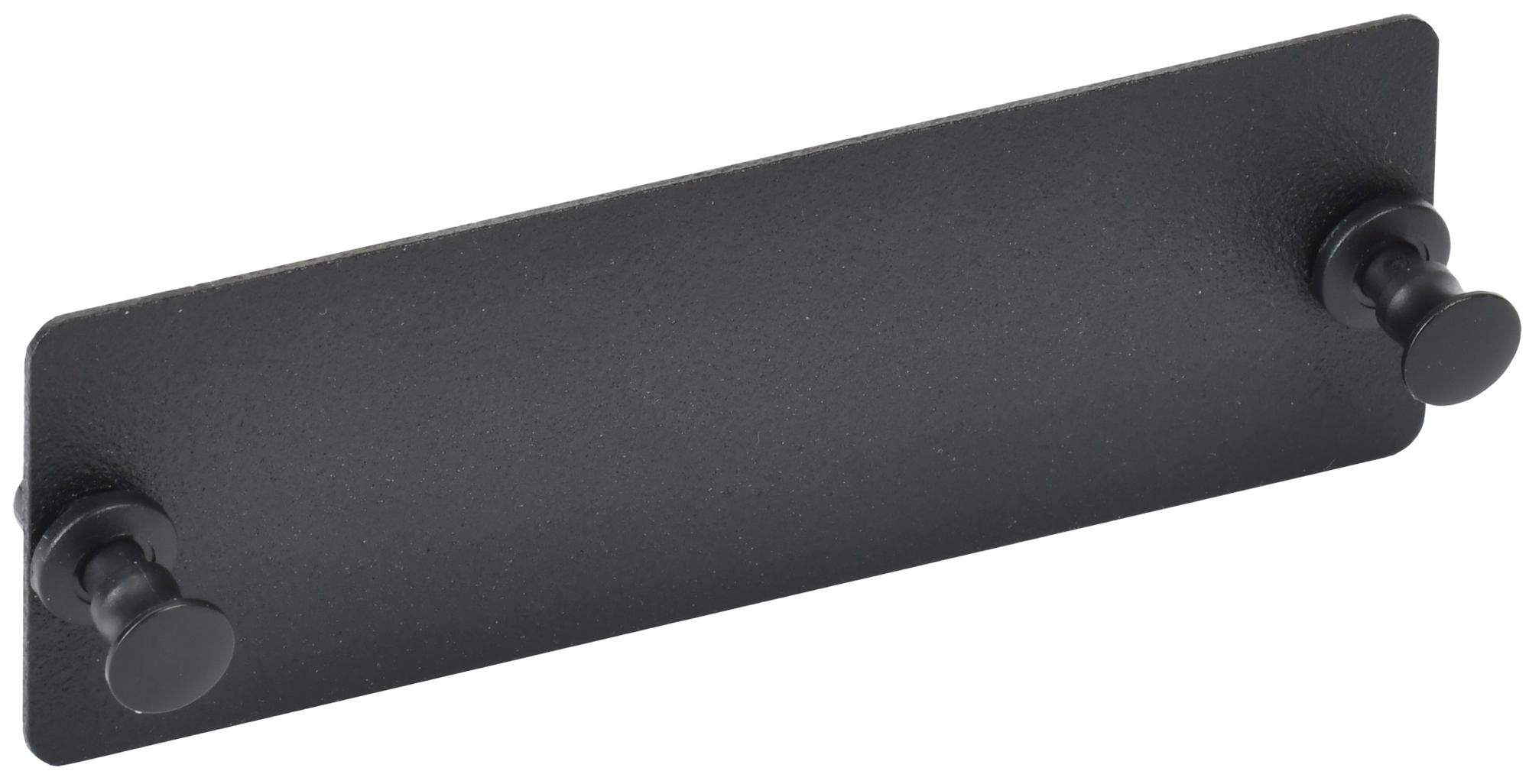 Планка глухая черная