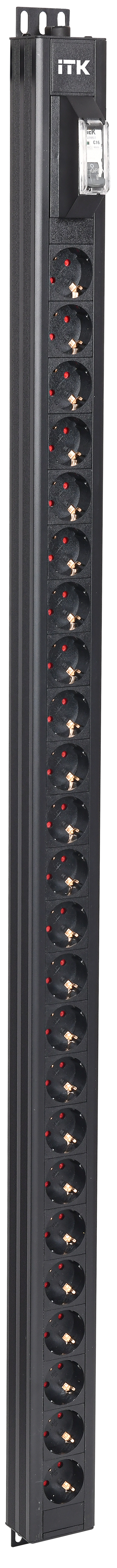 Блок распределения питания ITK BASE PDU PV0102 30U 1ф 32А 24SCHUKO без каб.