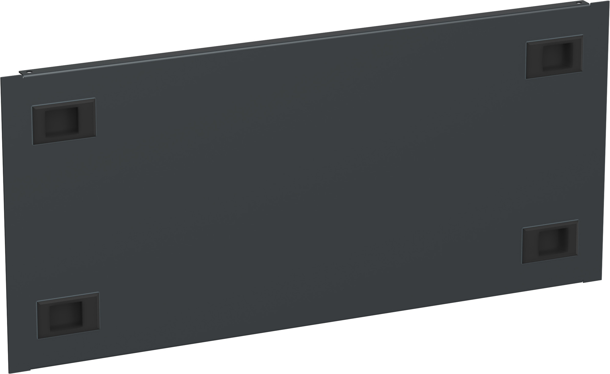 Фальш-панель by ZPAS 19'' 5U крепление на защелках черная РФ