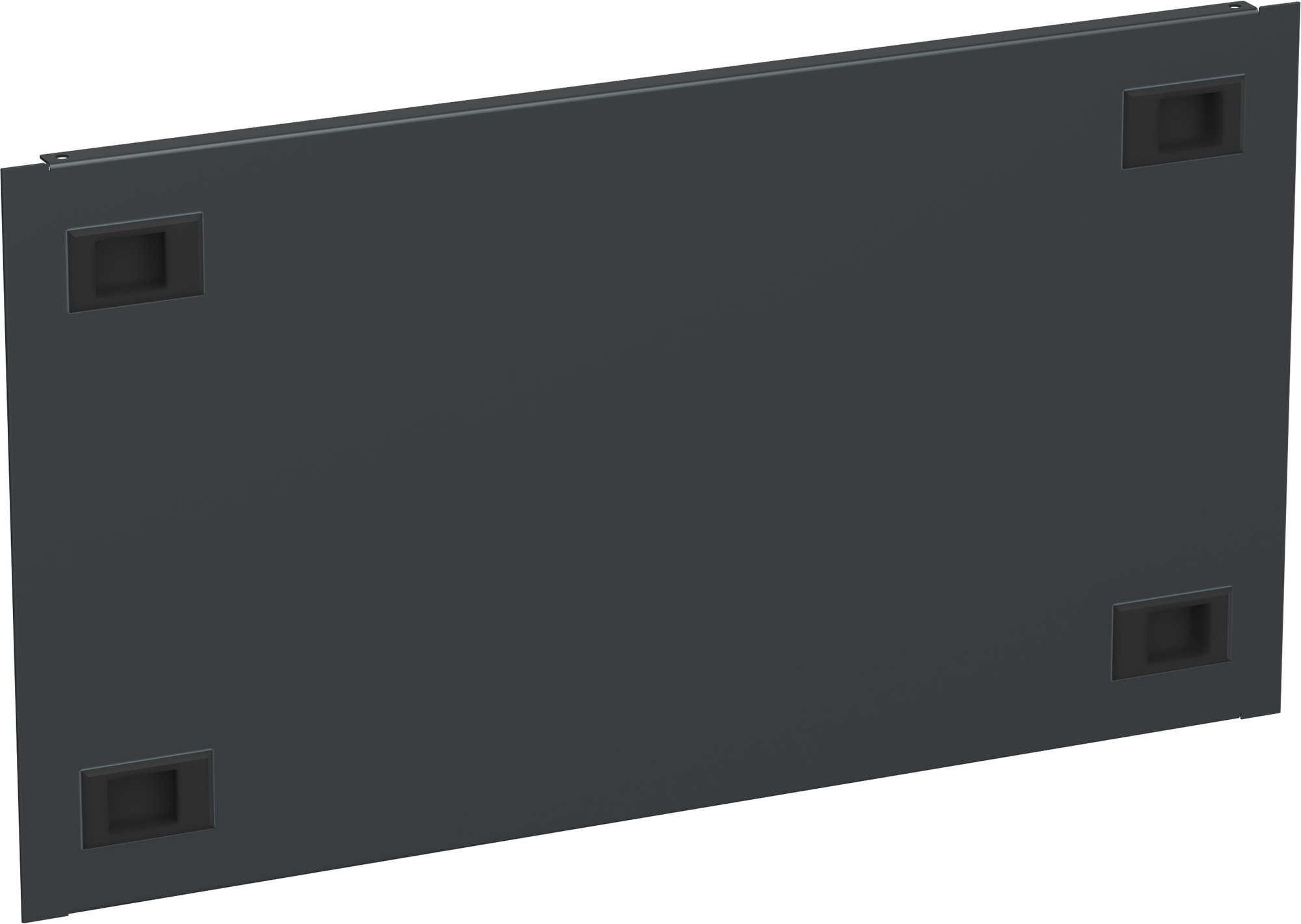 Фальш-панель by ZPAS 19'' 6U крепление на защелках черная РФ