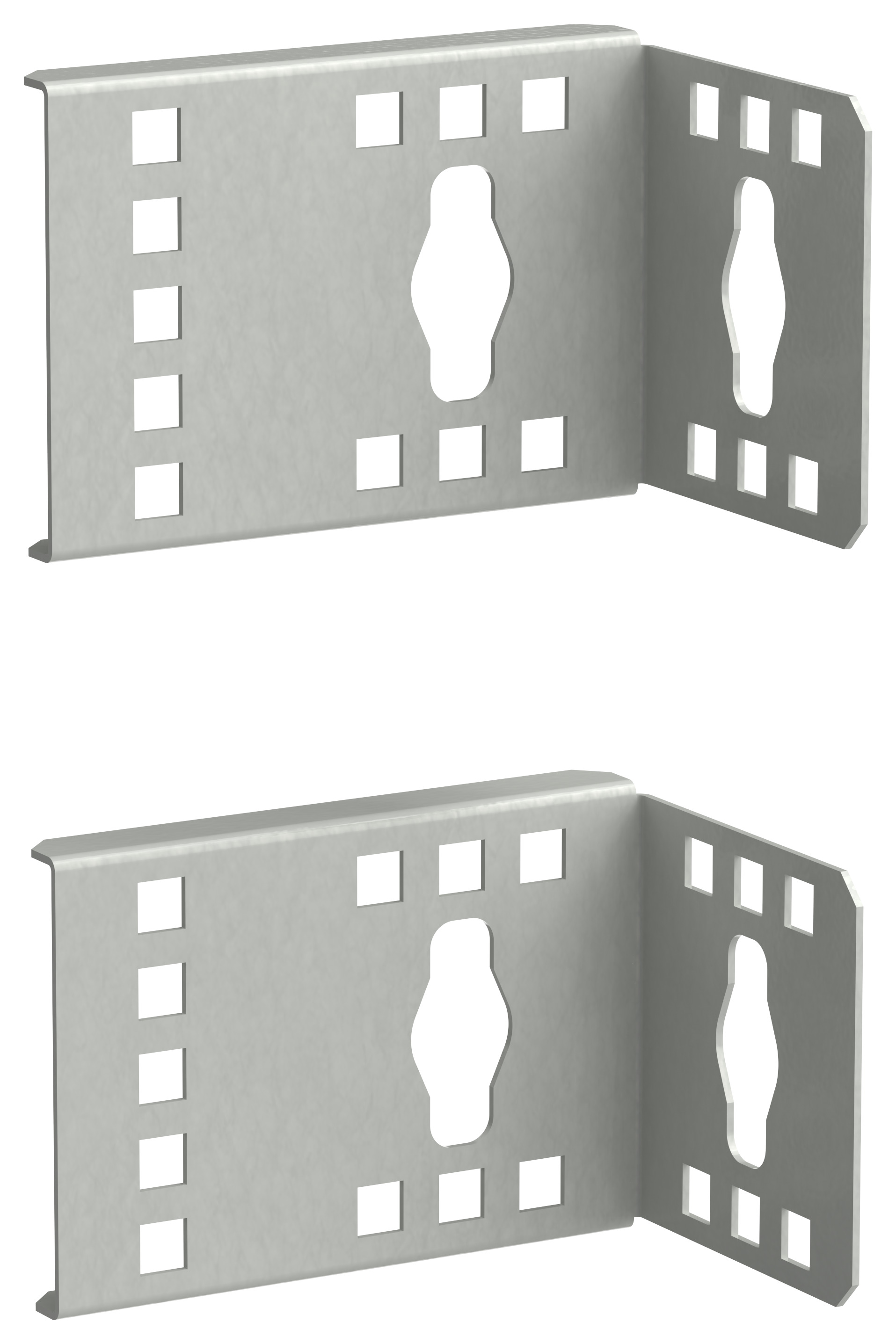 Кронштейн для крепления вертикальных PDU в зоне Zero-U серый (2шт/компл)