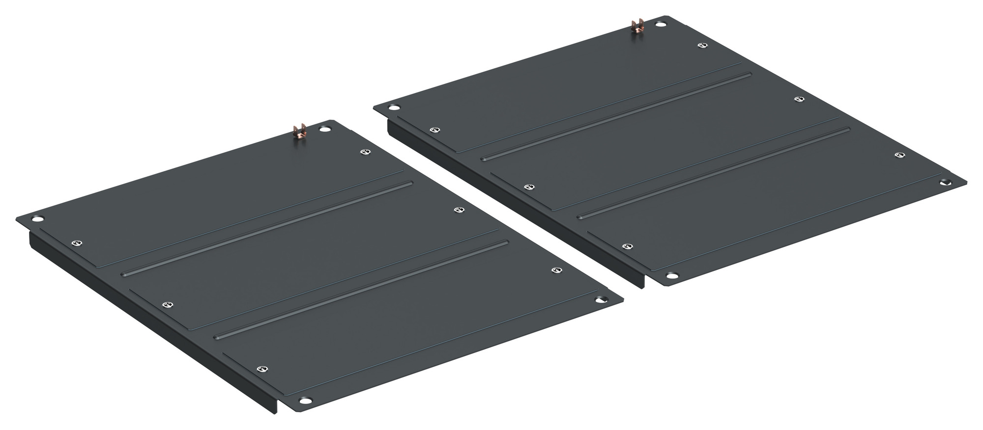 Панель основания шкафа LINEA S 600х1200мм черная (2шт/компл)