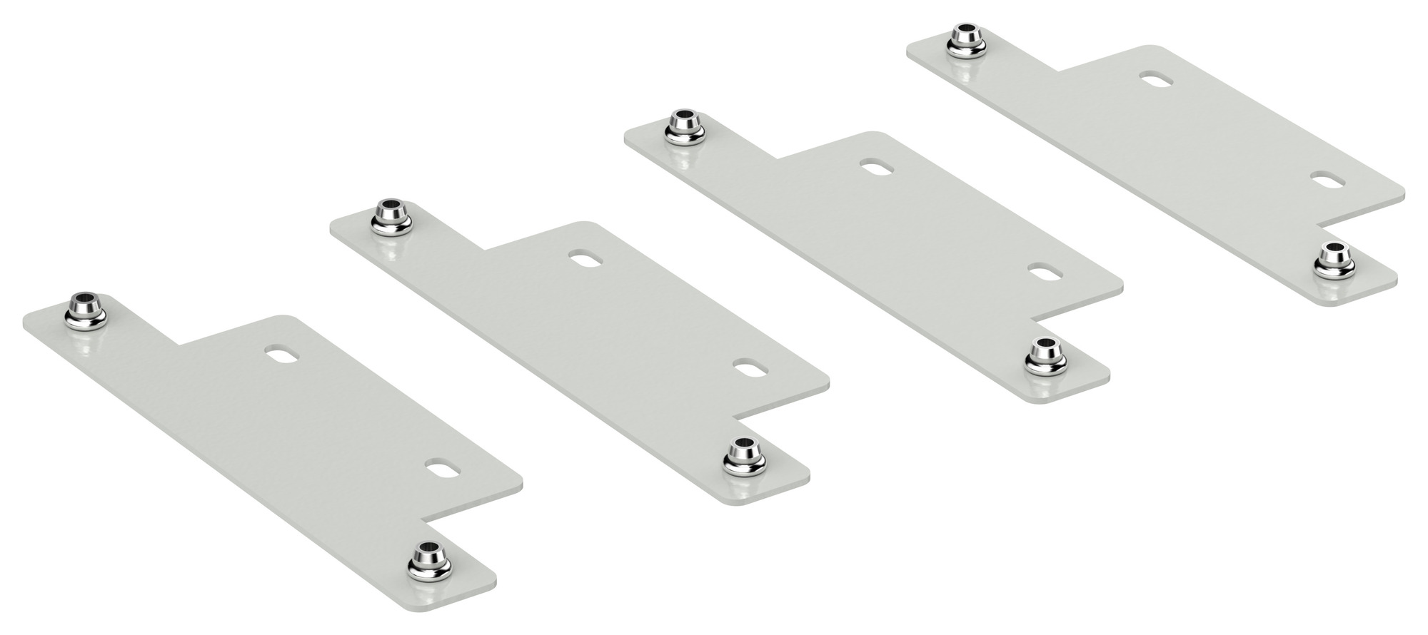 Комплект для соединения шкафов LINEA S серый (4шт/компл)