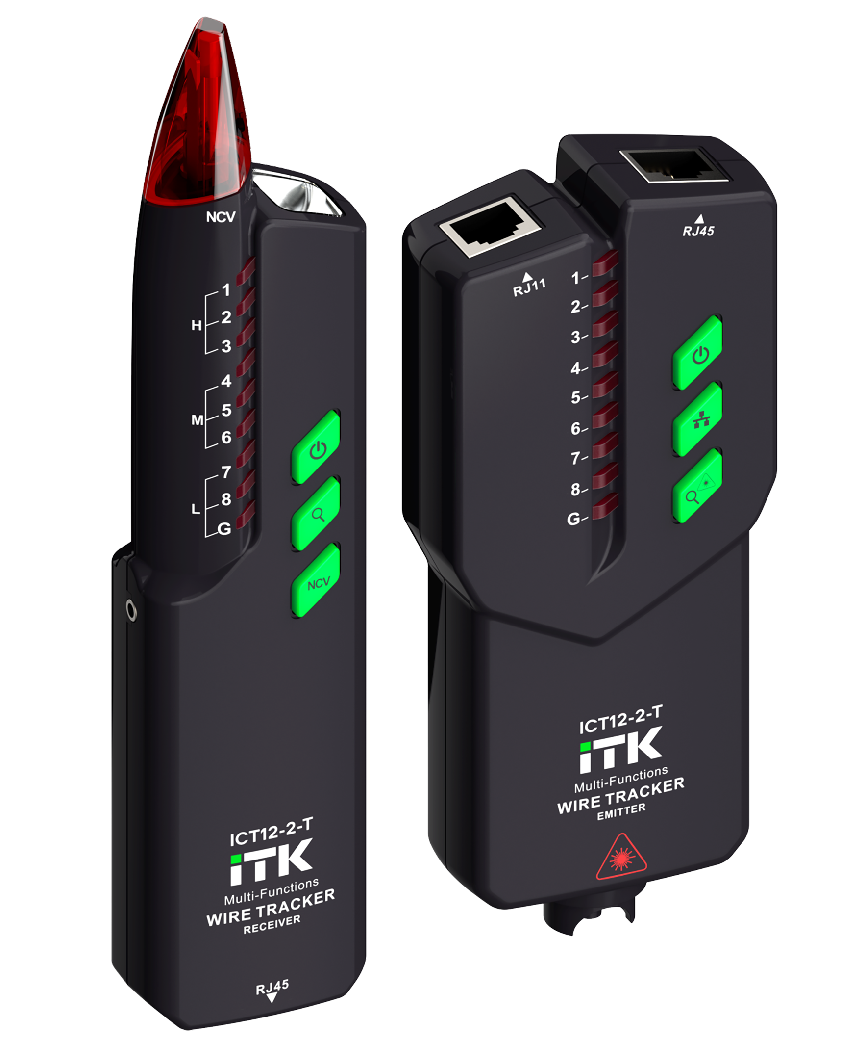 Тестер для LAN-кабеля многофункциональный (RJ4 5  RJ11 VFL)