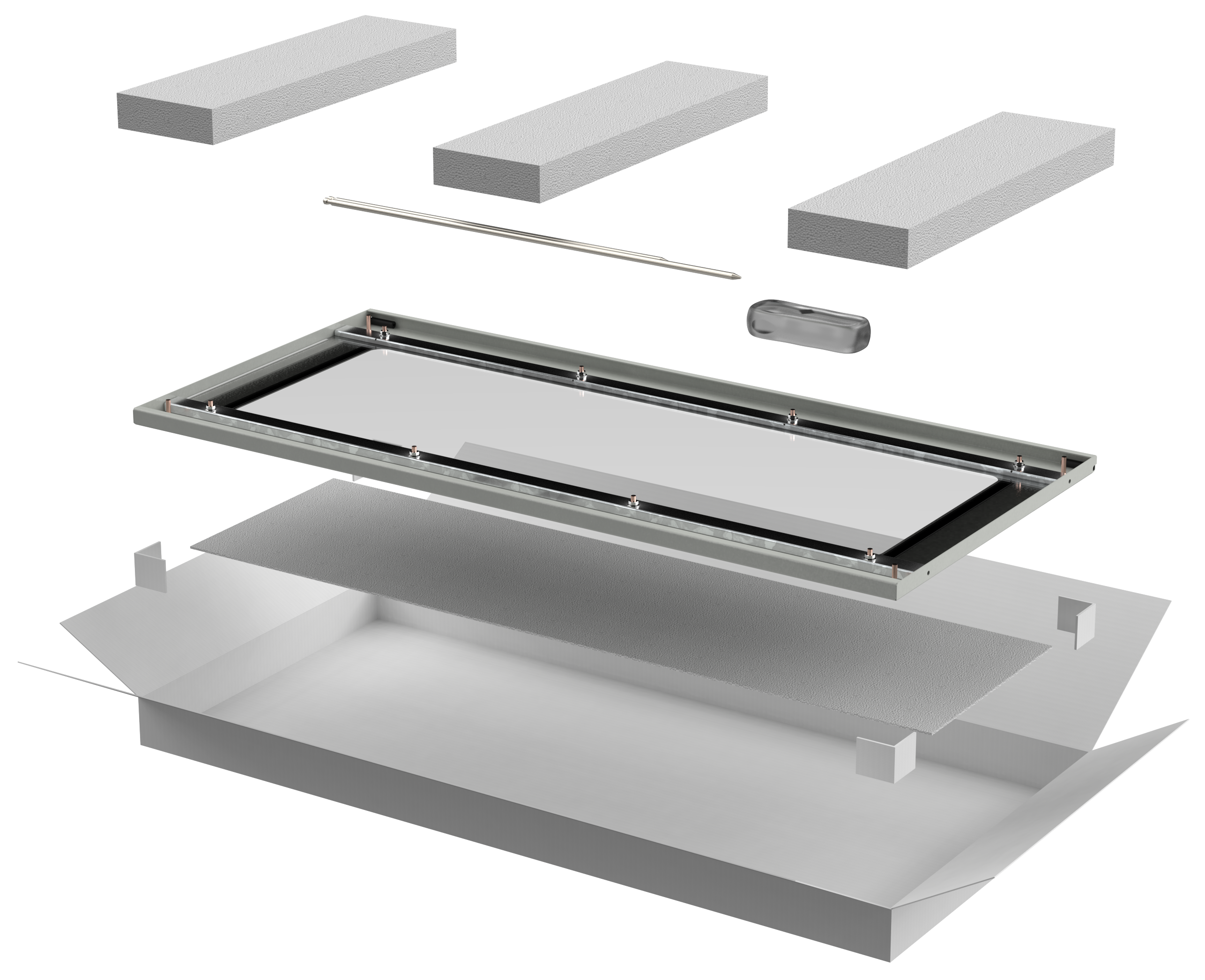 Дверь стеклянная 600мм шкафа 18U сер. ITK LINEA N