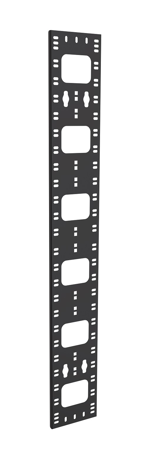 Органайзер кабельный вертикальный 150х12мм 47U черный