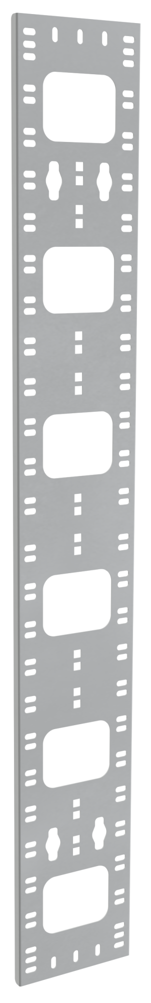 Органайзер кабельный вертикальный 150х12мм 33U серый