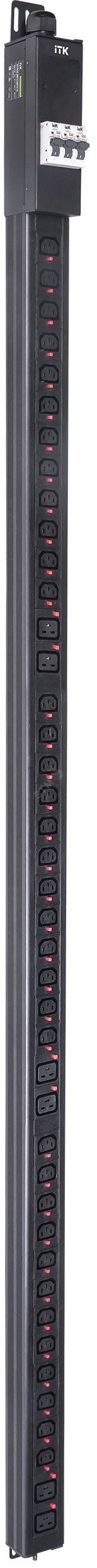 Изображение товара Блок распределения питания BASE PDU PV1113 43U 3ф 32А 36C13 6C19 3м IEC60309 (шт) Изображение товара Блок распределения питания BASE PDU PV1113 43U 3ф 32А 36C13 6C19 3м IEC60309 (шт)