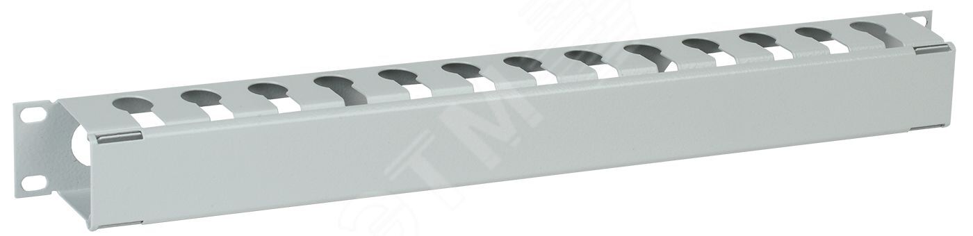 Изображение товара Кабельный органайзер 19'' 1U ITK CO35-1MCM серый Изображение товара Кабельный органайзер 19'' 1U ITK CO35-1MCM серый