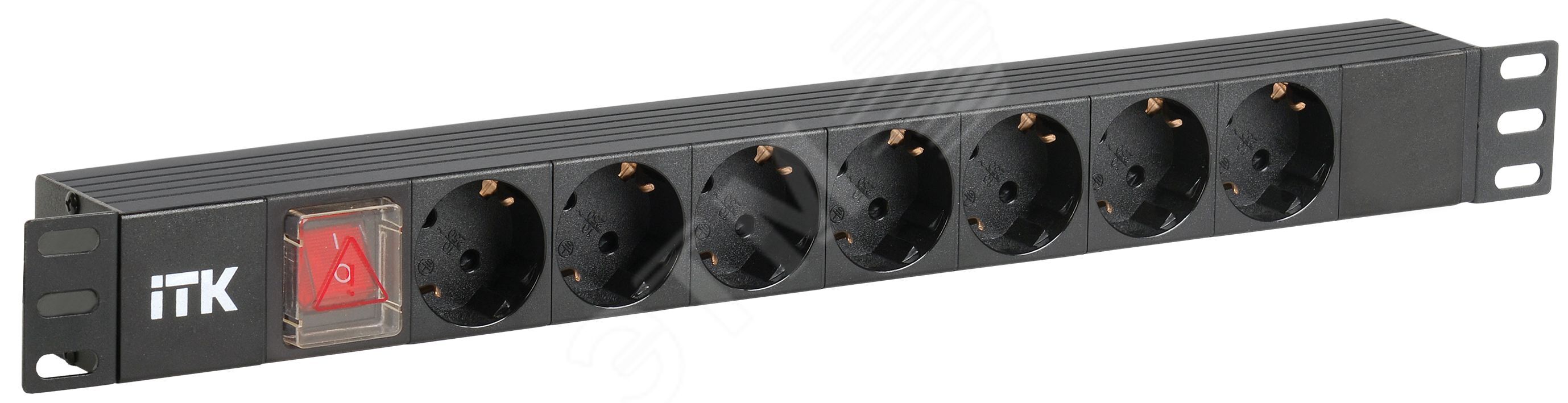 Изображение товара Блок распределения питания PDU 7 розеток немецкий стандарт с выключателем (шт) Изображение товара Блок распределения питания PDU 7 розеток немецкий стандарт с выключателем (шт)
