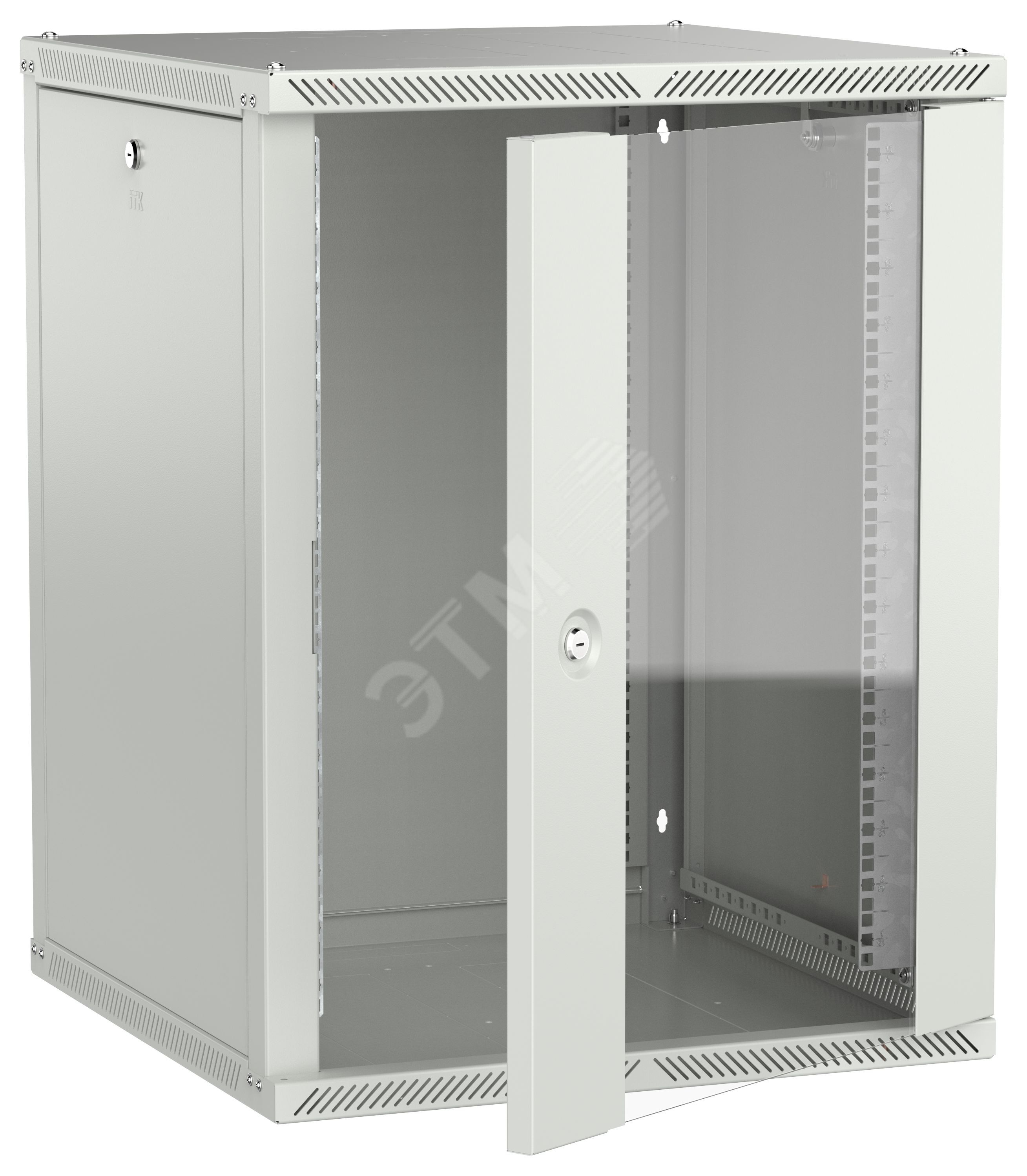 Изображение товара Тел коммуникационный шкаф ITK LINEA W 15U 600x600 мм стеклянная дверь