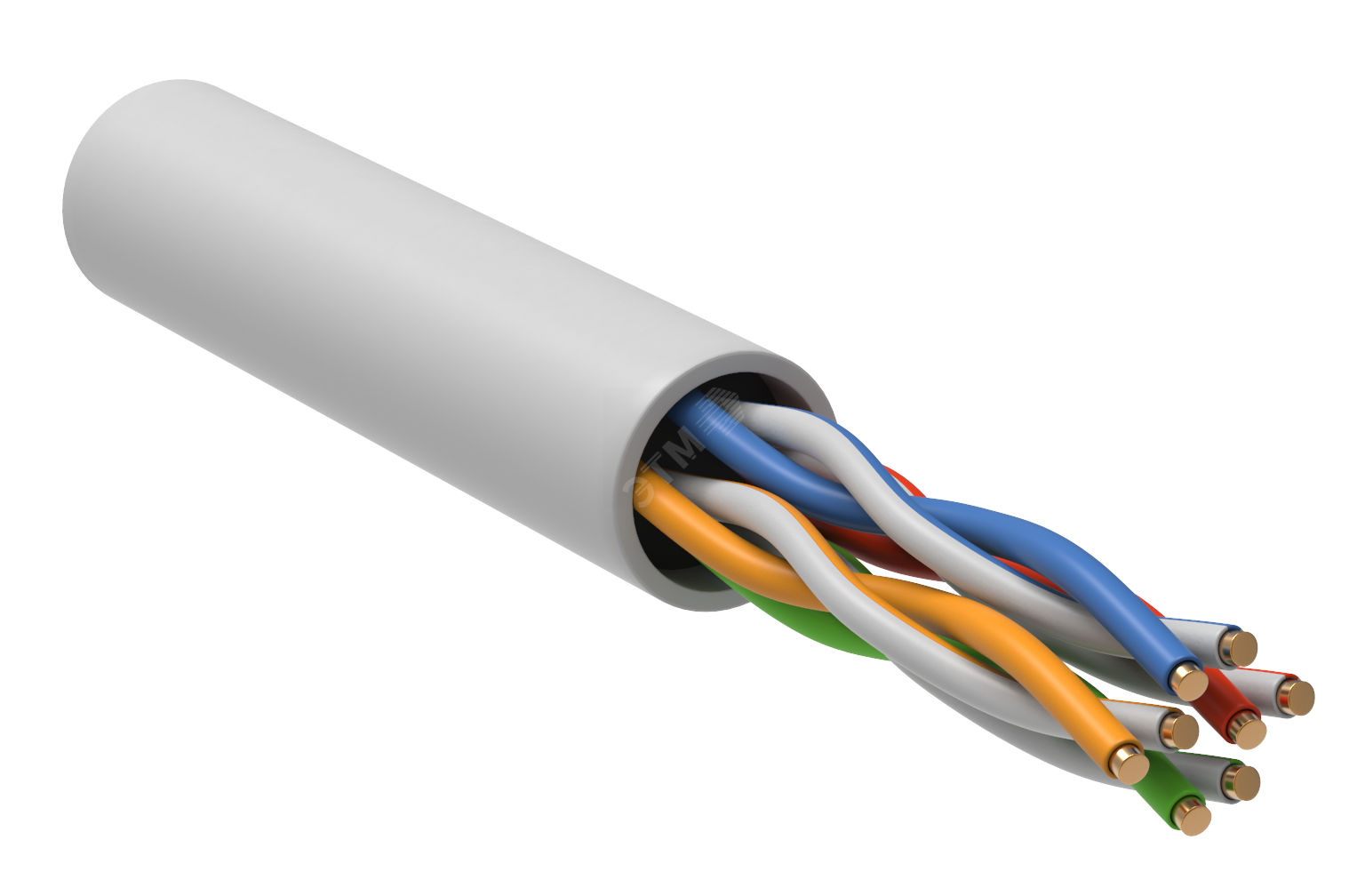 Изображение товара Витая пара CAT 5E U/UTP 4 пары LSZH 305м белая GENERICA