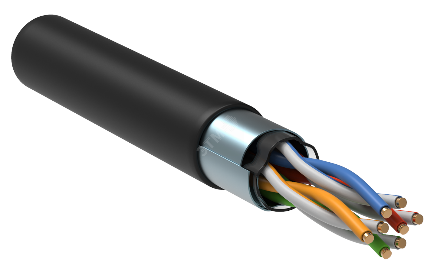 Изображение товара Кабель витая пара Cat 5e внешняя LDPE 4 пары черный 305м Generica Изображение товара Кабель витая пара Cat 5e внешняя LDPE 4 пары черный 305м Generica