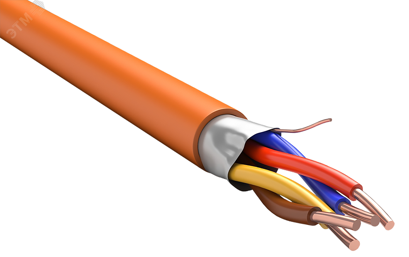 Кабель КПСЭнг(А)-FRHF 1х2х0.50 оранжевый 200м ITK FR1-01-F-5407 ITK