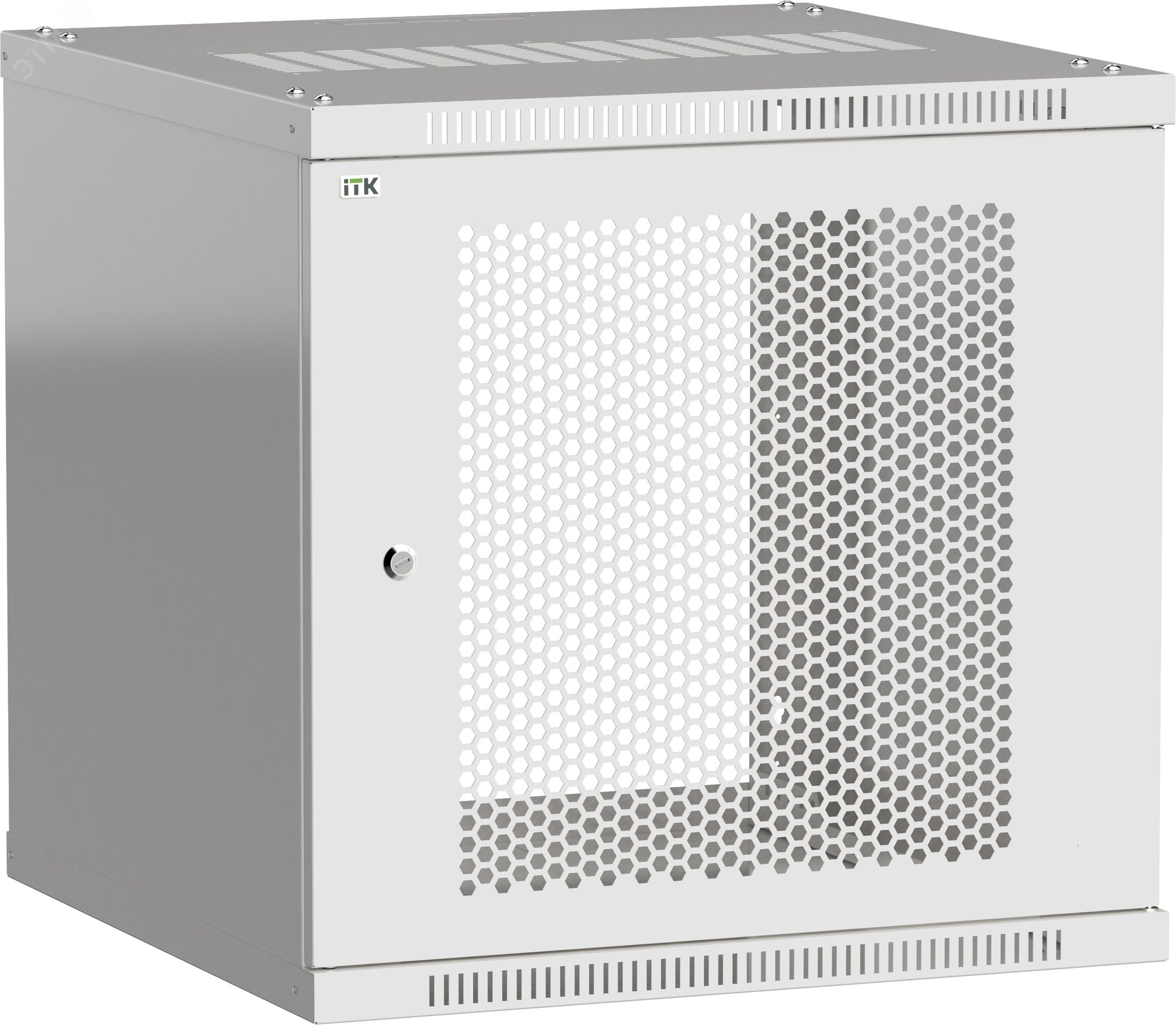 Изображение товара Шкаф LINEA WE 9U 600x650 мм с перфорированной дверью