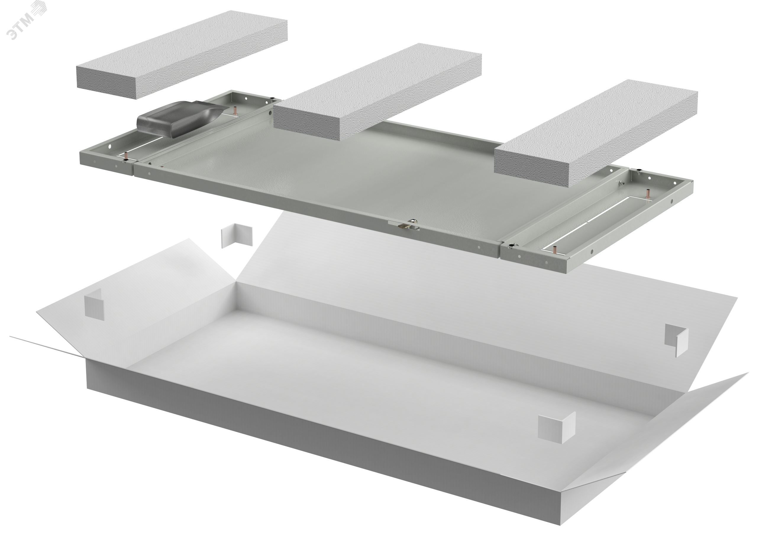 Изображение товара Панель задняя 600мм шкафа 24U LINEA N сер. (шт)