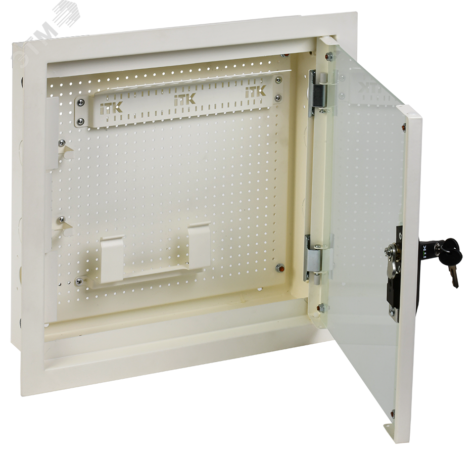 Изображение товара Шкаф мультимедиа LINEA R 2 комнаты 400х400мм дверь стекло цвет белый RAL9016 (в комплекте корпус. дверь. держатель роутера. патч-панель. кольца для организации кабеля. 2 провода заземления. 4 болта для монтажа в нише. 6 сальников. 12 модулей key (шт) Изображение товара Шкаф мультимедиа LINEA R 2 комнаты 400х400мм дверь стекло цвет белый RAL9016 (в комплекте корпус. дверь. держатель роутера. патч-панель. кольца для организации кабеля. 2 провода заземления. 4 болта для монтажа в нише. 6 сальников. 12 модулей key (шт)