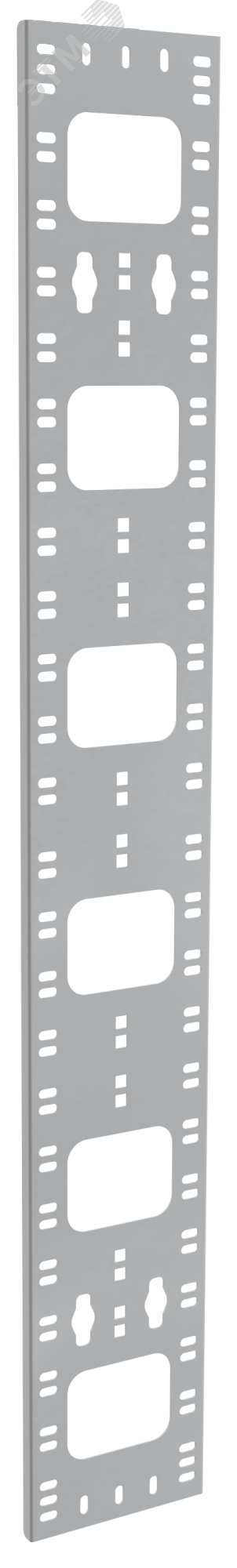 Изображение товара Органайзер кабельный вертикальный 150х12мм 42U серый (шт)