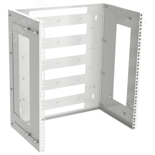 Изображение товара Рама настенная регулируемая 300-500мм 12U серая (компл)