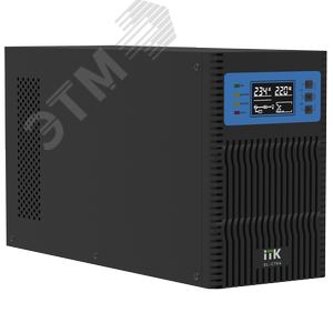 Изображение товара Источник бесперебойного питания Online 2000 ВА/ 2000 Вт, однофазный с LCD дисплеем 48VDC с АКБ 4х9AH (шт)