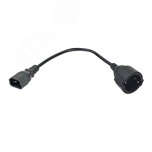 Изображение товара Адаптер PDU 3х1.5 10см с разъёмами C14-Schuko (шт)