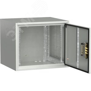 Шкаф антивандальный LINEA V 9U 600х560мм серый LV3-09U65-MF ITK - 2