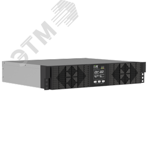 Изображение товара Источник бесперебойного питания Online Rackmount 10000 ВА/10000 Вт, однофазный с LCD дисплеем 192-240VDC без АКБ 2U с рег. з/у (шт)