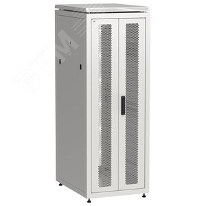 Изображение товара Шкаф напольный сетевой 19' LINEA N 33U 600х800мм передняя распашная перфорированная дверь задняя перфорированная серый (шт)