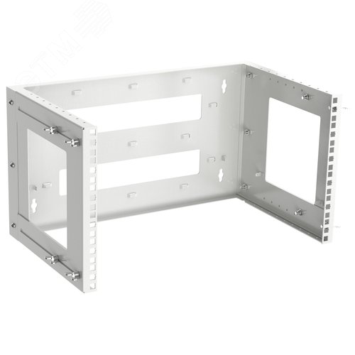 Изображение товара Рама настенная регулируемая 300-500мм 6U серая (компл)