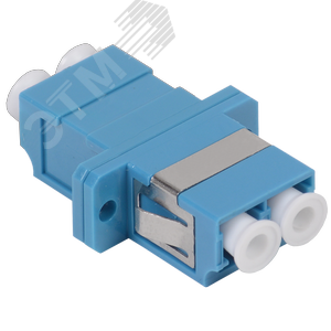 Адаптер проходной LC-LC для одномодового и многомодового кабеля (SM/MM) с полировкой UPC двойного исполнения (Duplex) FC1-LCULCU2C-SM ITK