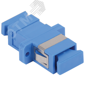 Адаптер проходной SC-SC для одномодового и многомодового кабеля (SM/MM) с полировкой UPC одинарного исполнения (Simplex)