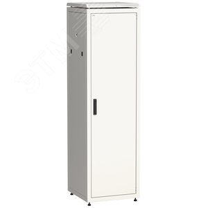 Шкаф сетевой 19дюйм LINEA N 42U 600х600 мм металлическая передняя дверь серый