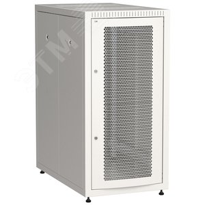 Изображение товара Шкаф LINEA E 24U 600х1000мм двери 2шт перфорированная и металл серый (шт)