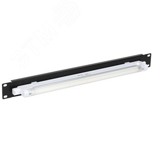 Изображение товара Панель осветительная 19 дюймов 1 юнит с ручным выключателем цвет черный (шт)