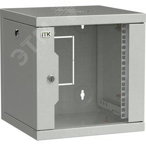 Lwe3 06u64 gf itk шкаф linea we 6u 600x450мм дверь стекло серый