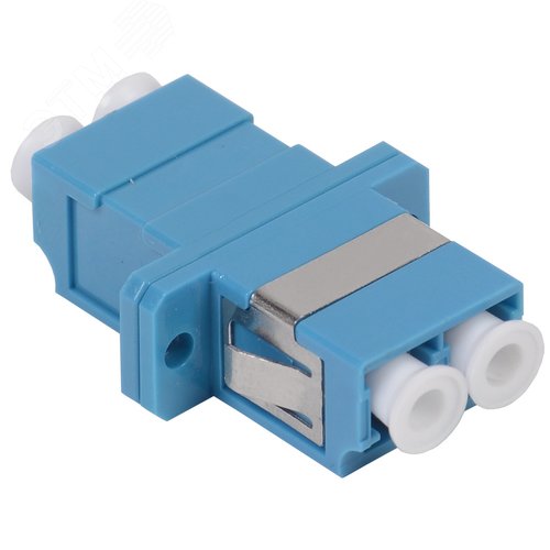Изображение товара Адаптер проходной LC-LC, для многомодового кабеля (MM), с полировкой UPC, двойного исполнения (Duplex) (шт)