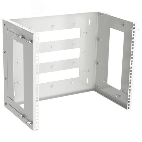 Изображение товара Рама настенная регулируемая 300-500мм 9U серая (компл)