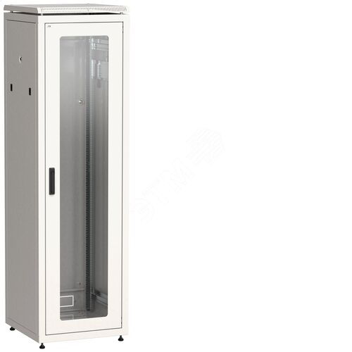 Изображение товара LINEA N Шкаф сетевой 19'' 42U 600х800мм стеклянная передняя дверь серый (шт)