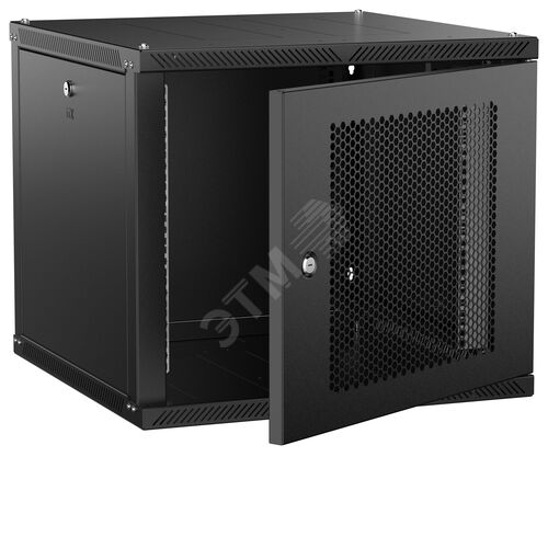 Изображение товара Шкаф 9U 600х600мм дверь перфорированная черный 2.0 (шт)