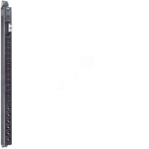 Изображение товара BASE PDU вертикальный PV1112 23U 1 фаза 32А 6 розеток SCHUKO (немецкий стандарт) + 12 розеток C13 с клеммной колодкой и кабелем 3м вилка IEC60309 (промышленная) (шт)