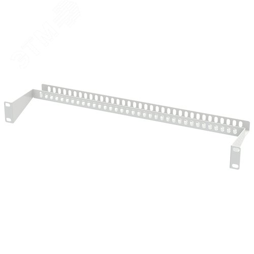 Органайзер кабельный 1U задний серый - фото 1