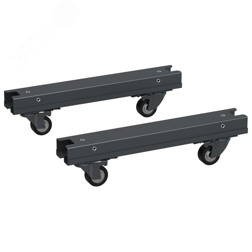 Изображение товара Комплект роликов для шкафа LINEA S шириной 600мм черный (компл)