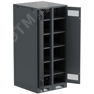 Изображение товара Шкаф LINEA B аккумуляторный 2000х900х950мм двустворчатая металлическая дверь черный (шт)