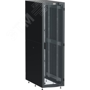 Шкаф серверный ITK LINEA S 19'' 42U 600х1200мм перфорированная дверь черный