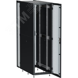 Шкаф серверный ITK LINEA S 19'' 42U 600х1000мм перфорированная дверь черный LS05-42U61-2PP ITK - 2