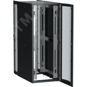 Шкаф серверный ITK LINEA S 19'' 24U 800х1000мм перфорированная дверь черный LS05-24U81-2PP ITK - 2