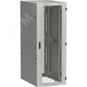 Шкаф серверный ITK LINEA S 19'' 42U 800х1000мм перфорированная дверь серый