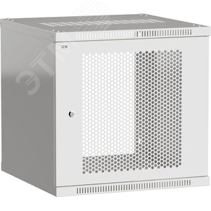Изображение товара Шкаф LINEA WE 9U 600x650мм дверь перфорированная серый (шт)