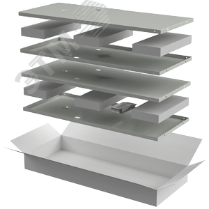 Изображение товара Комплект стенок боковых 1000мм для шкафа 42U LINEA N сер. (шт)